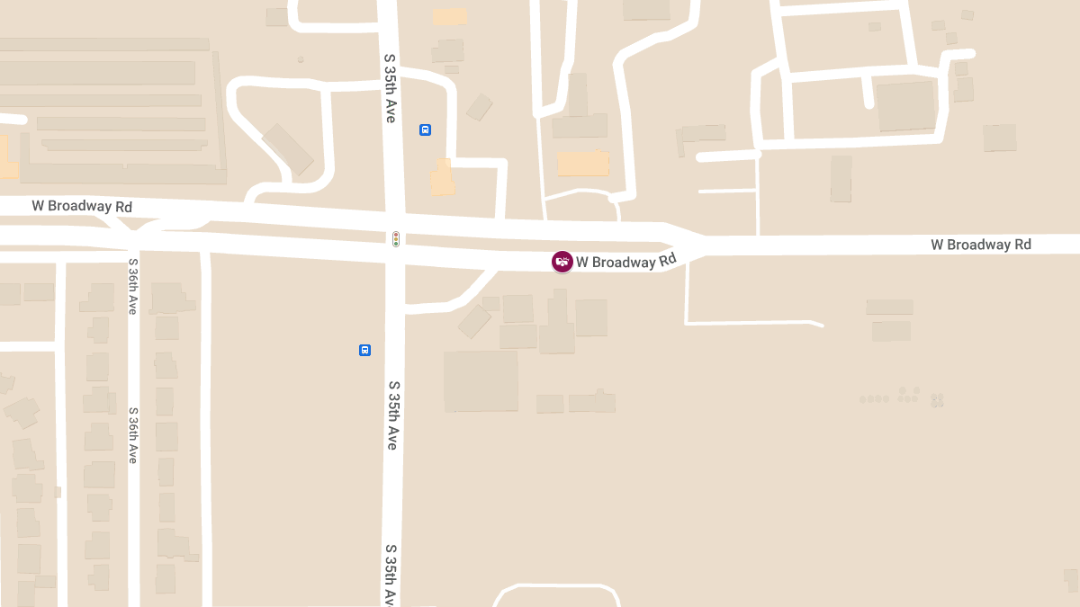 Injury Accident on Broadway Rd East of 35th Ave