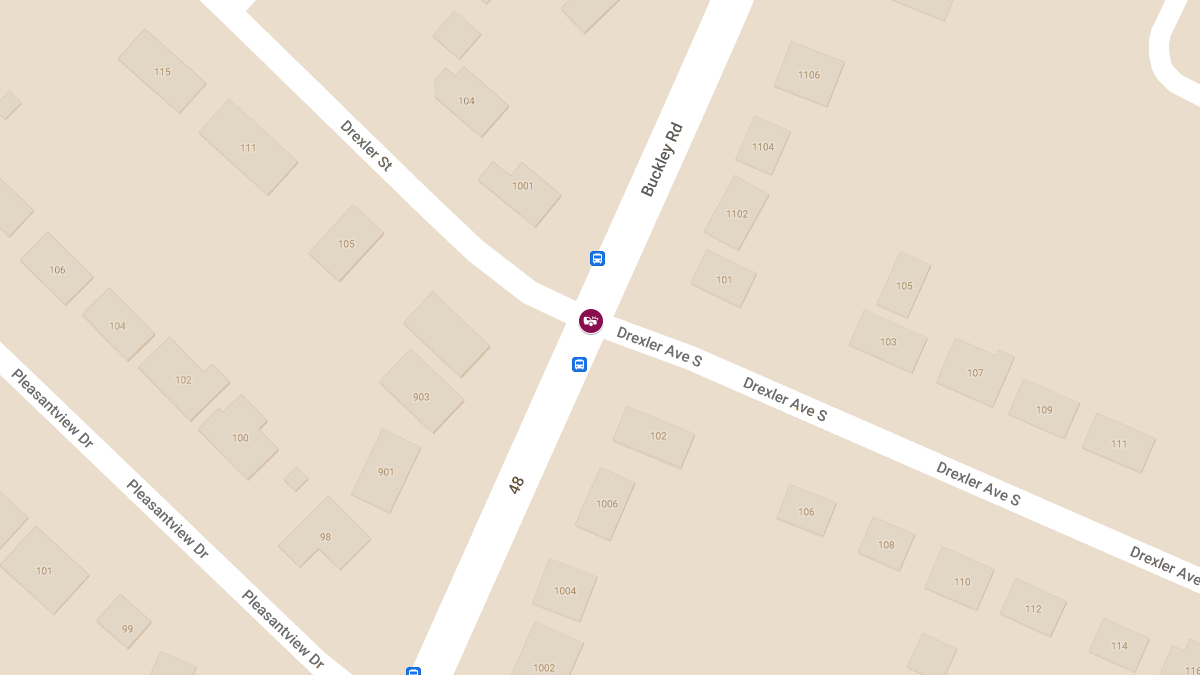 Injury Accident on Buckley Rd at Drexler Ave