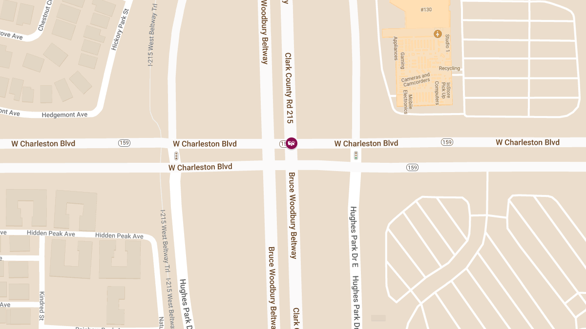 Injury Accident on CC 215 N at W Charleston Blvd NB So