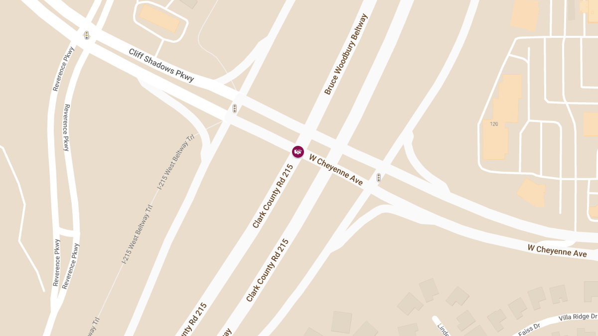 Injury Accident on CC-215 N at W Cheyenne Ave
