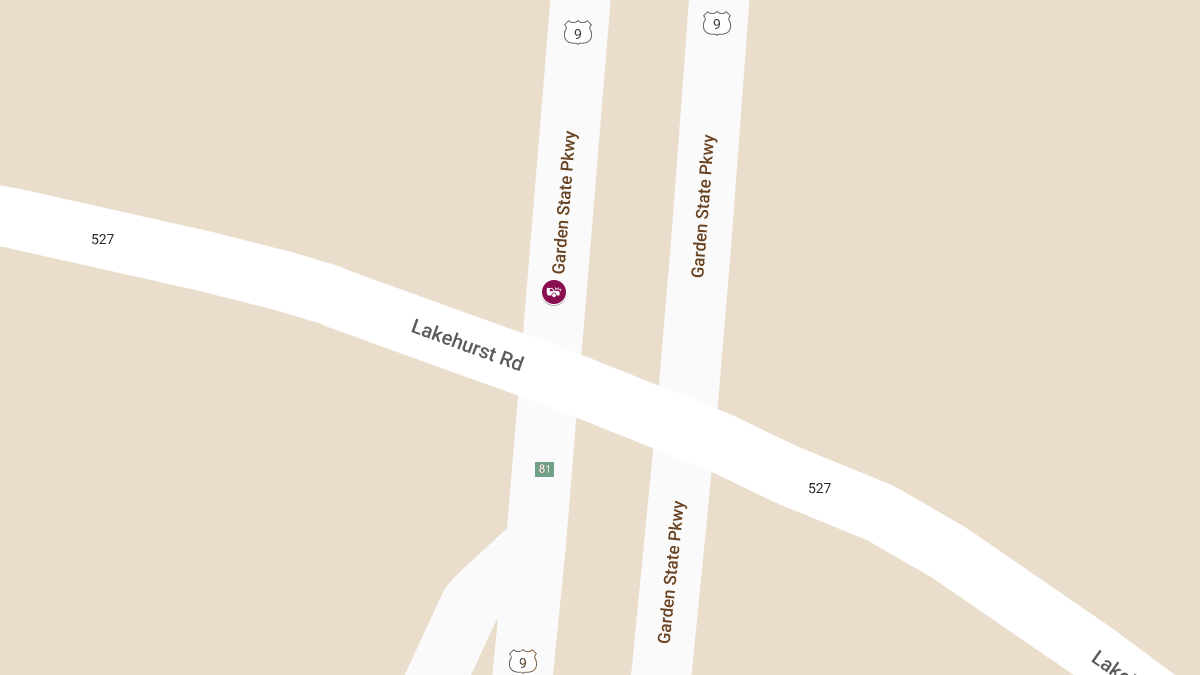 Injury Accident on Garden State Pkwy at MM 81.4 North