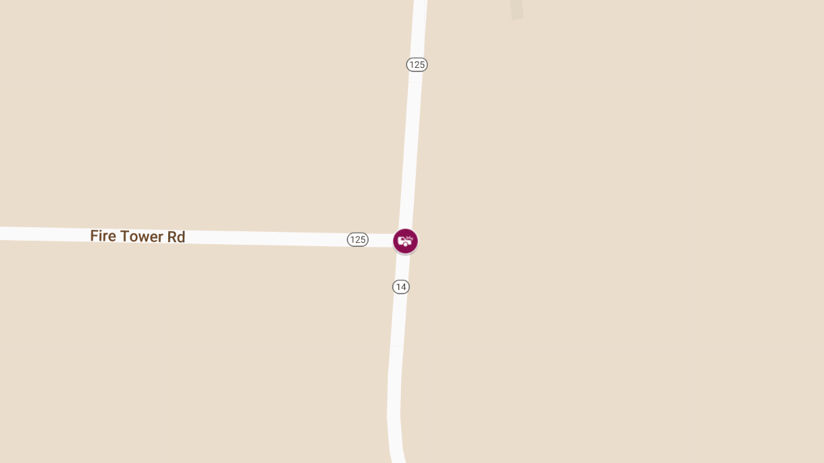 Injury Accident on Hwy 14 EB Near State Highway 125