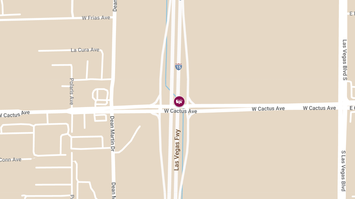 Injury Accident on I-15 South at W Cactus Ave Off-Ramp