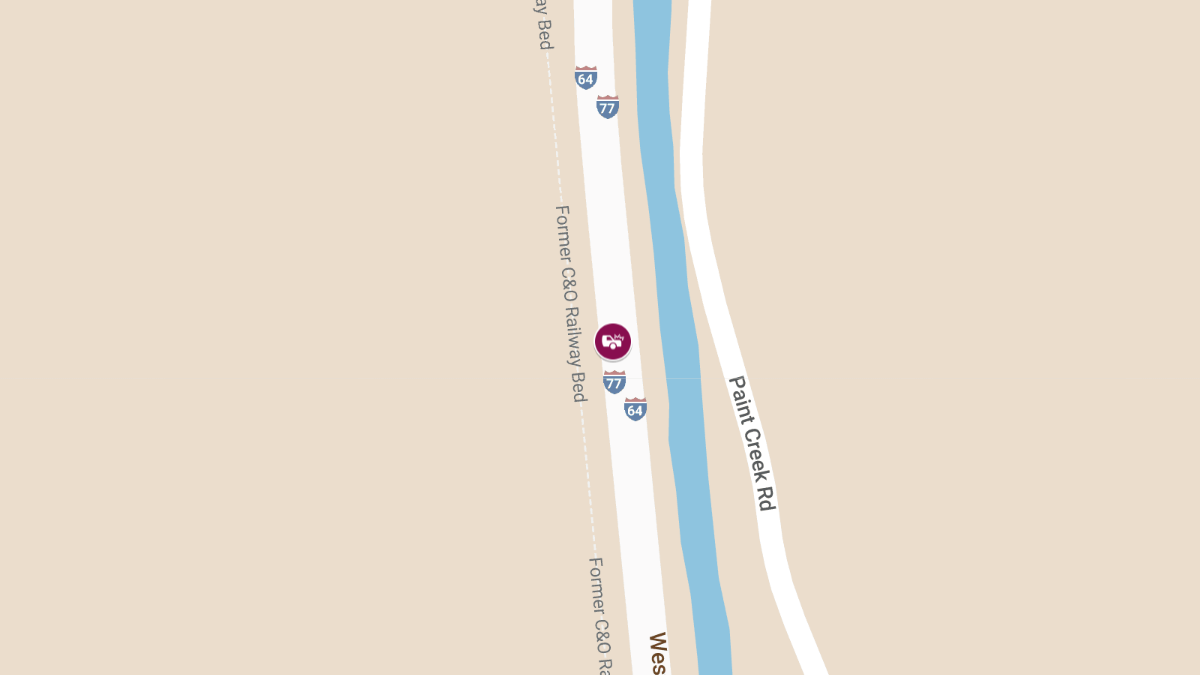 Injury Accident on I-77 N at Paint Creek Rd Entrance