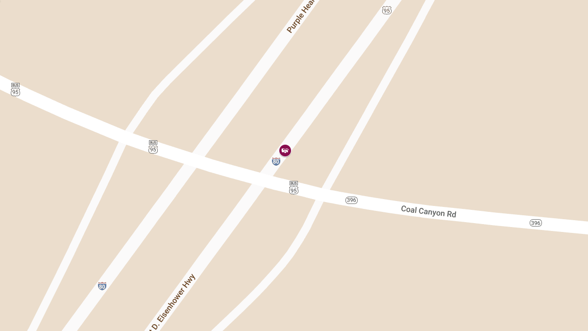 Injury Accident on I-80 W at Mile Marker 135