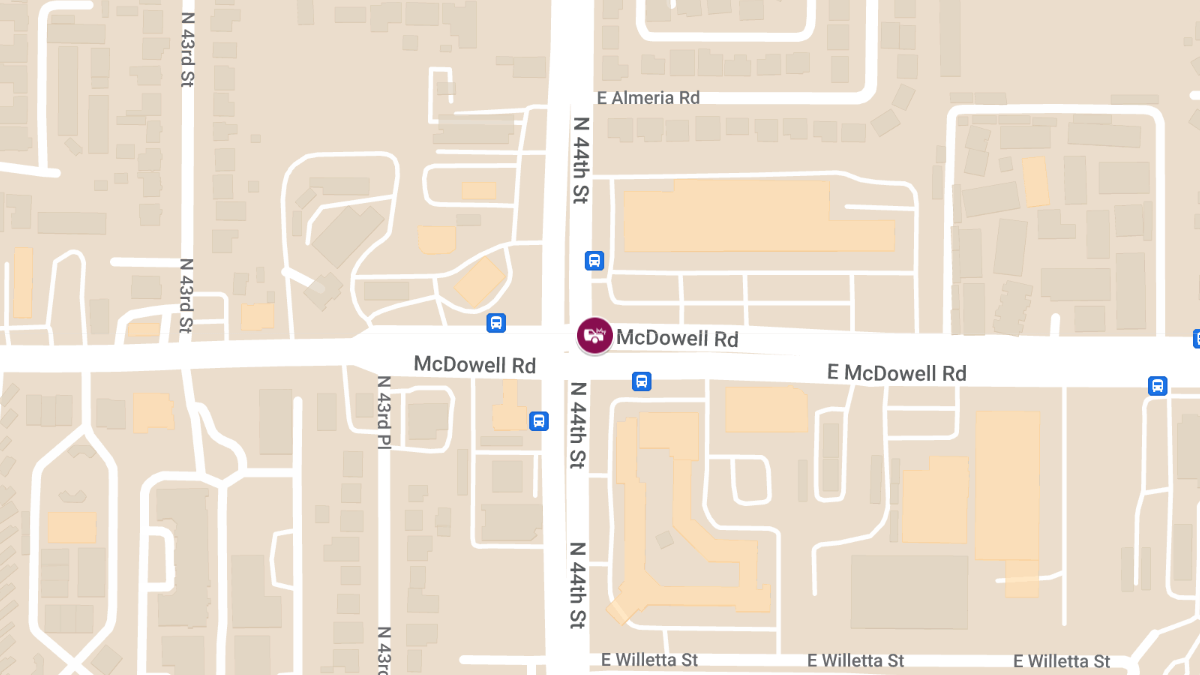 Injury Accident on McDowell Rd East of 44th St