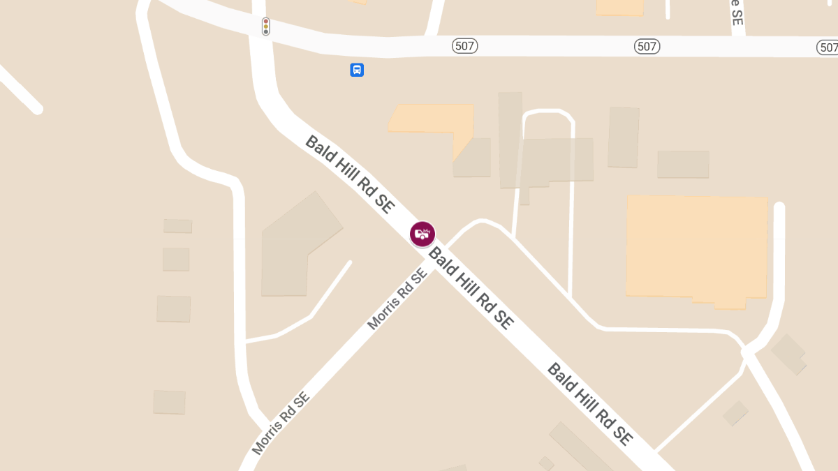 Injury Accident on Morris Rd at Bald Hill Rd