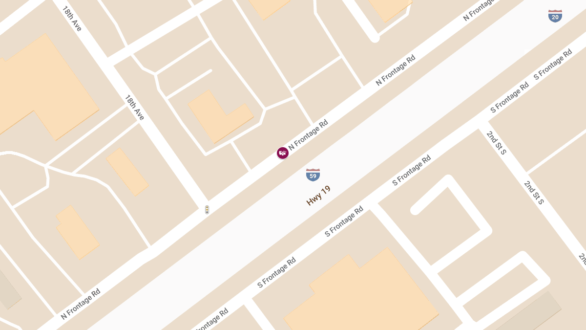Injury Accident on N Frontage Rd Near McDonald’s