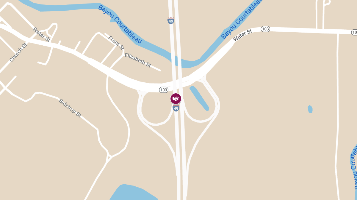 Injury Accident on NB I-49 near Exit 72