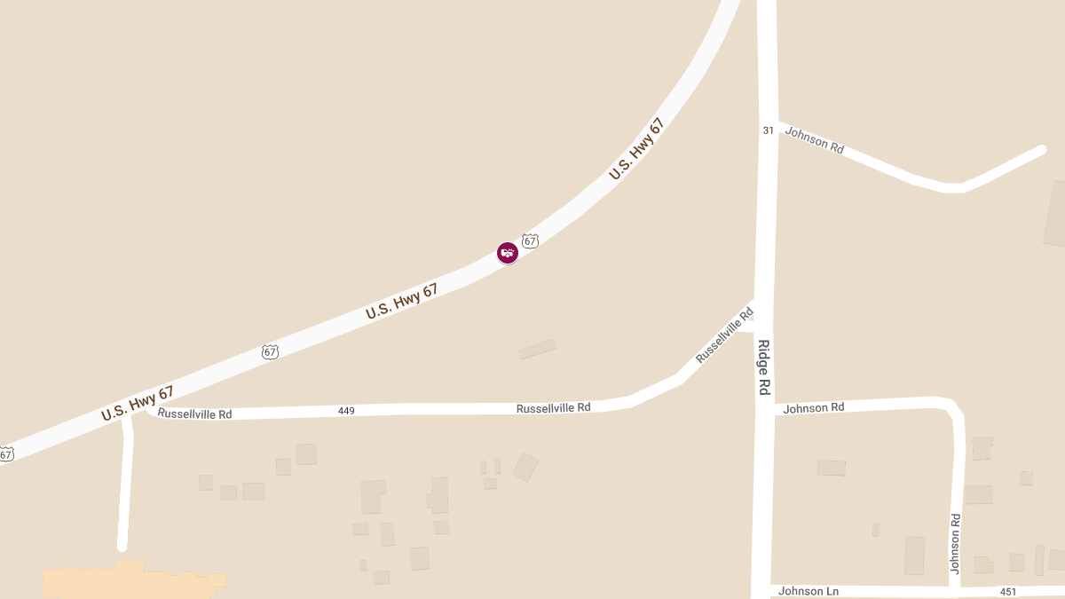 Injury Accident on NB U.S. Highway 67 Near SH 440