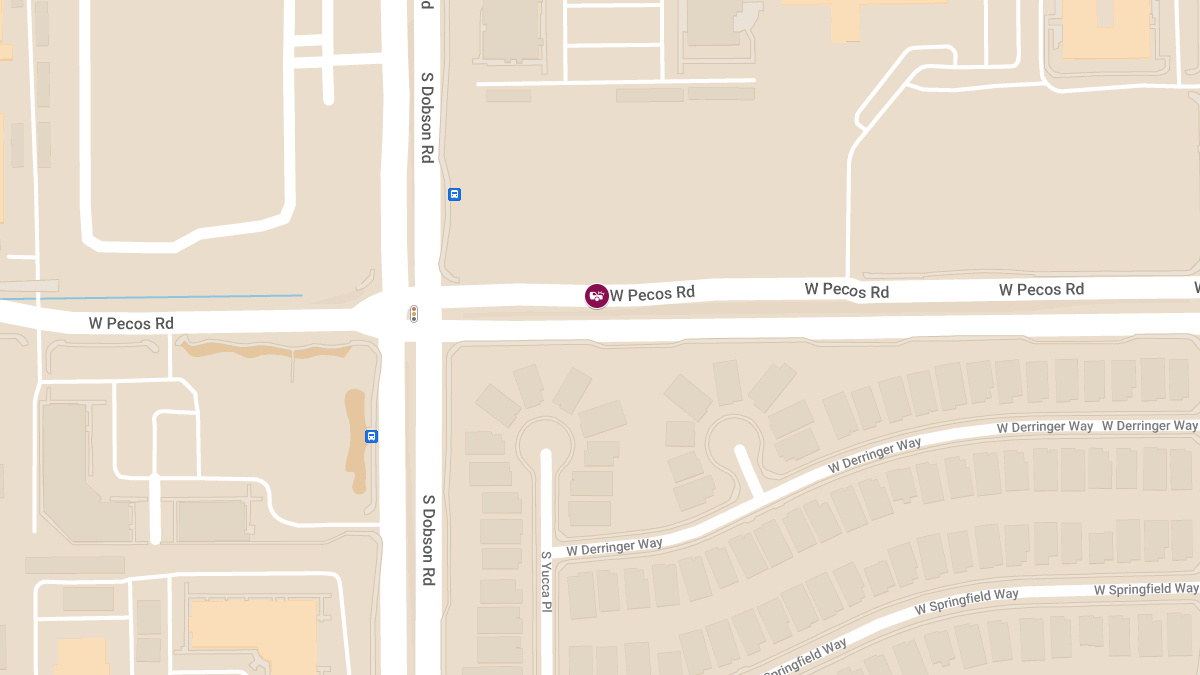 Injury Accident on Pecos Rd East of Dobson Rd