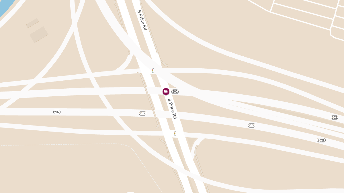 Injury Accident on Price Rd at Loop 202/Santan Fwy