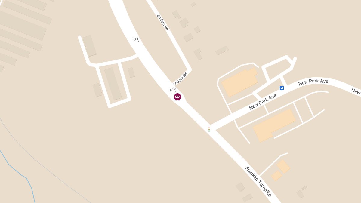 Injury Accident on Route 32 Near Gas Station