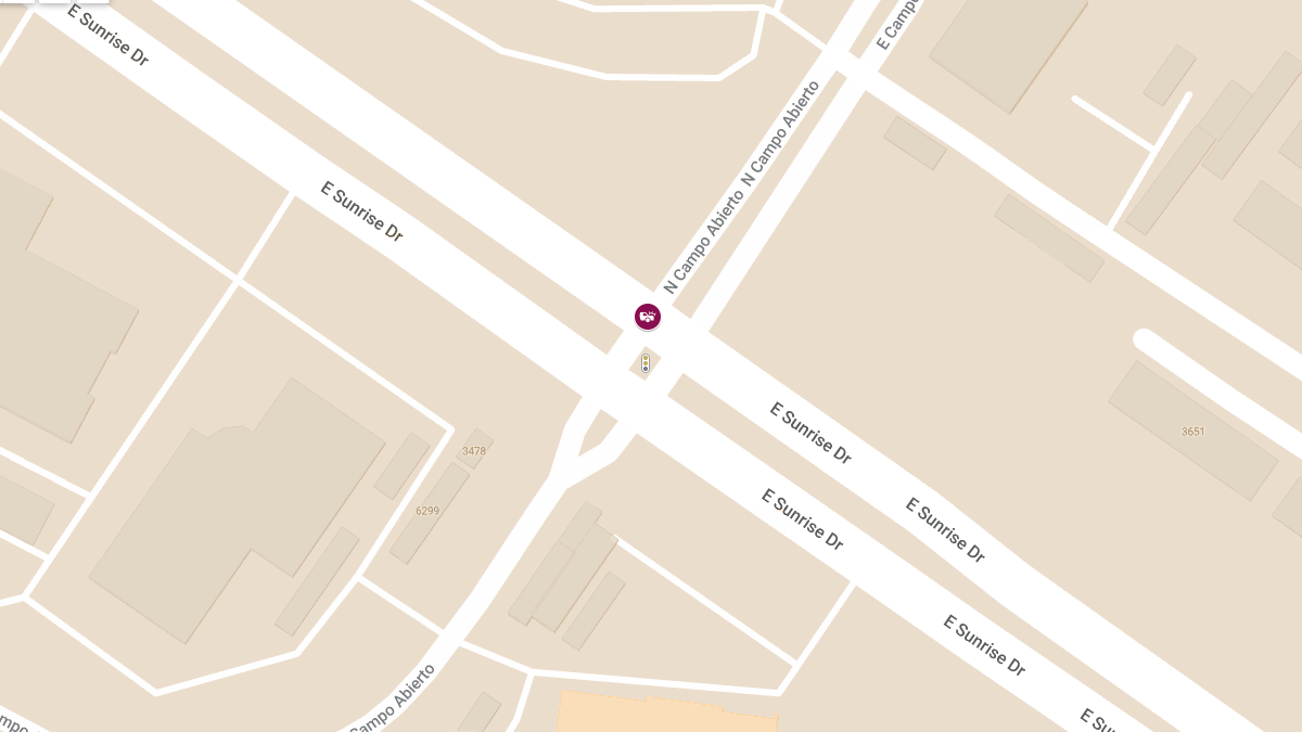 Injury Accident on Sunrise Dr at Campo Abierto