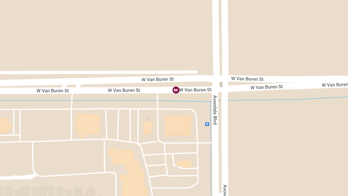 Injury Accident on Van Buren St West of Avondale Blvd