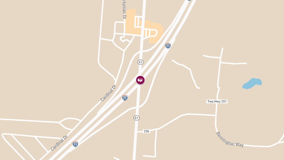 Injury Auto Accident at SR 61 & Interstate 71