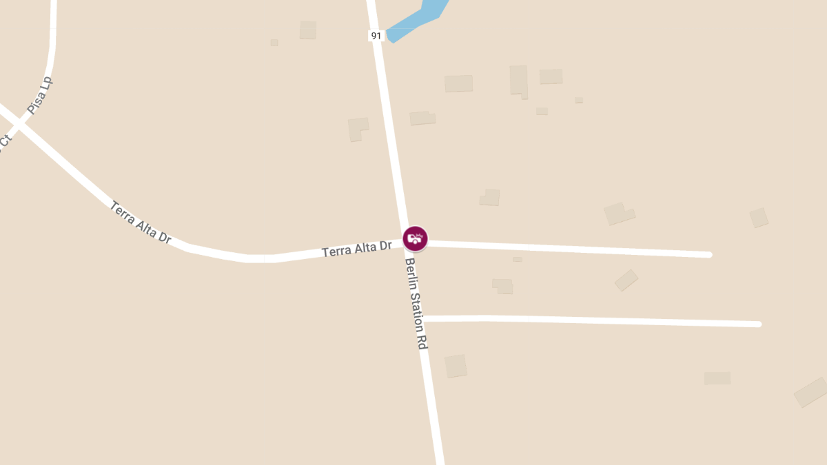 Injury Auto Accident on Berlin Station Rd