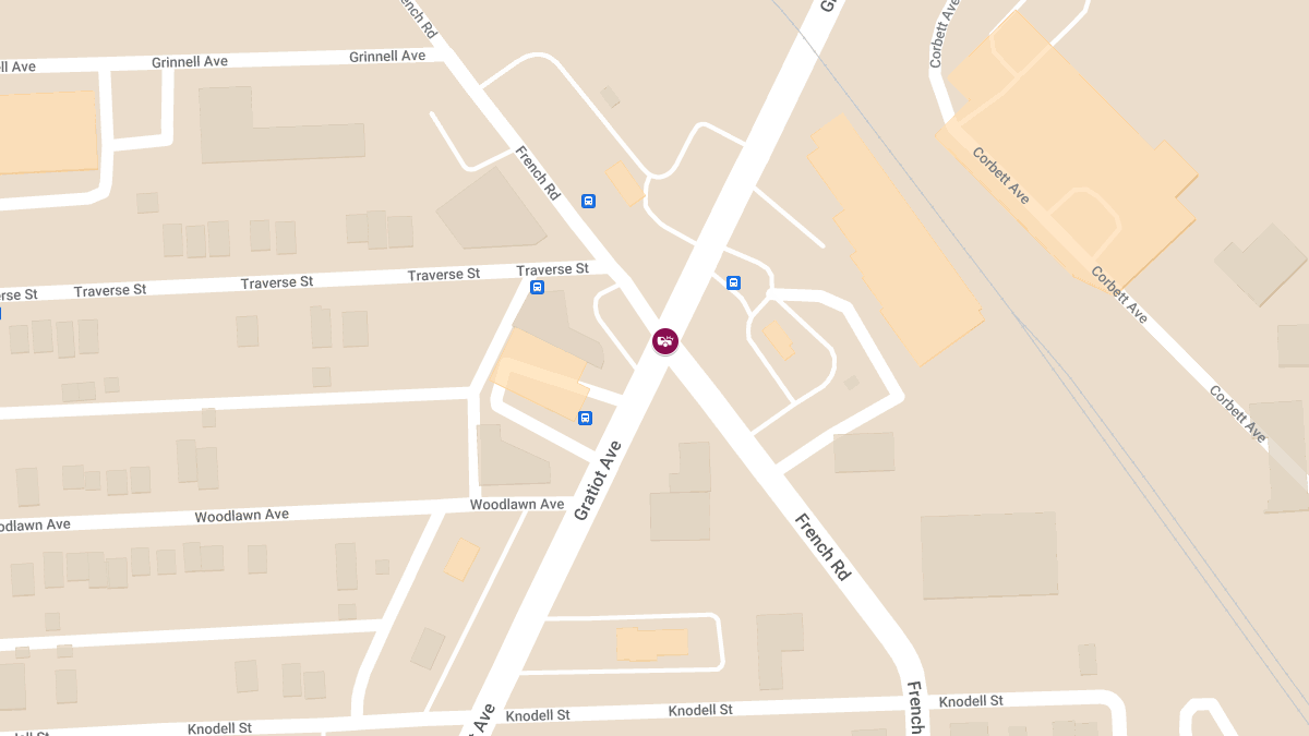 Injury Collision Reported at Gratiot Ave & French Rd