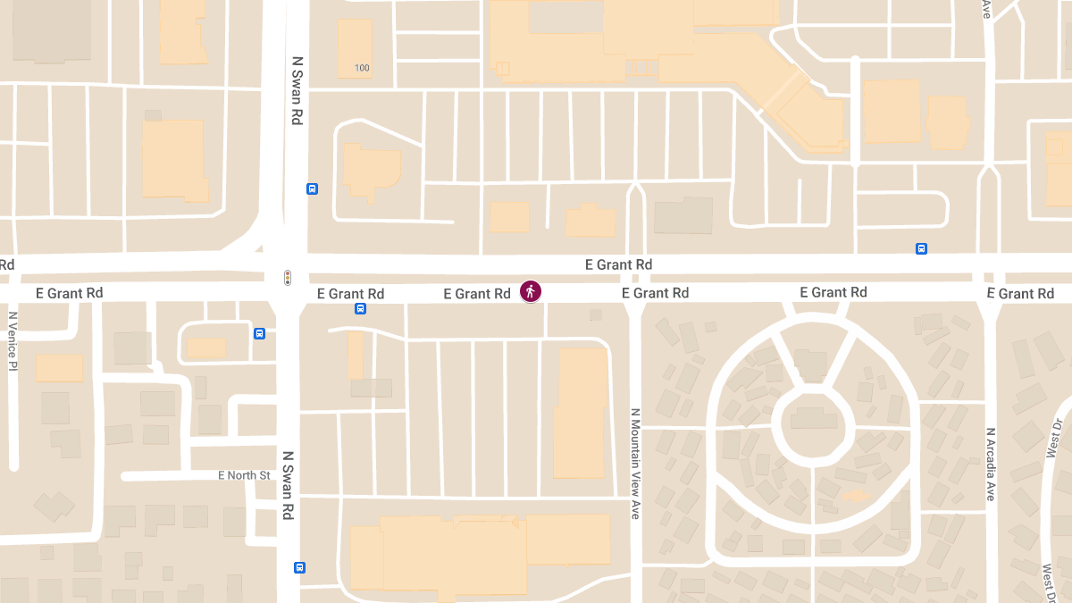 Injury Collision at 4758 E Grant Rd