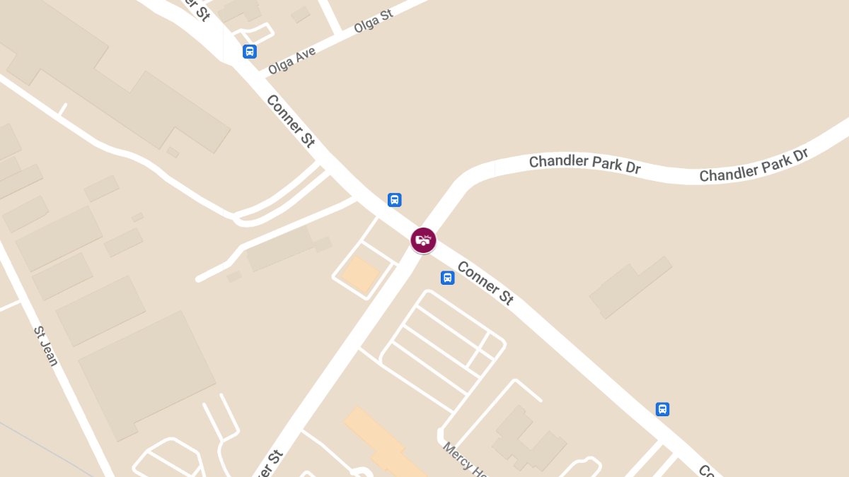 Injury Collision at Conner St & Shoemaker St