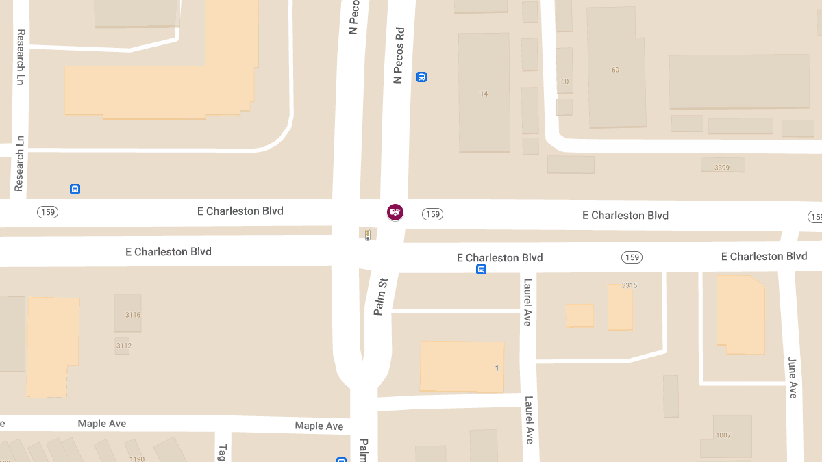 Injury Collision at E Charleston Blvd & N Pecos Rd