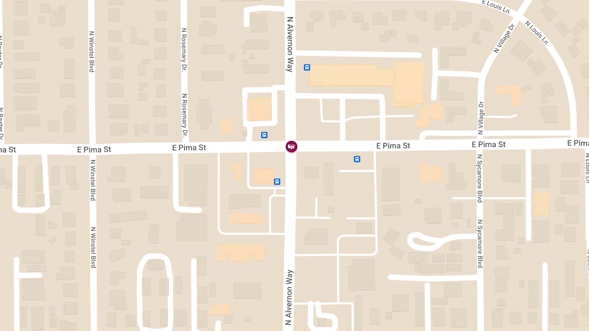 Injury Collision at E Pima St & N Alvernon Way