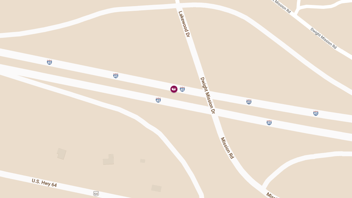 Injury Collision at I-40 EB & Exit 78