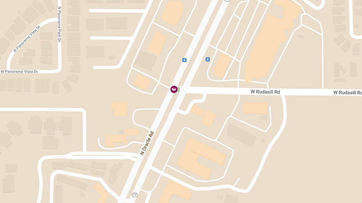 Injury Collision at N Oracle Rd & W Rudasill Rd