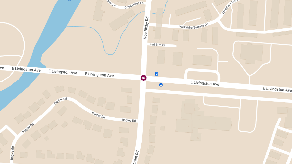 Injury Collision at Noe Bixby Rd and E Livingston Ave