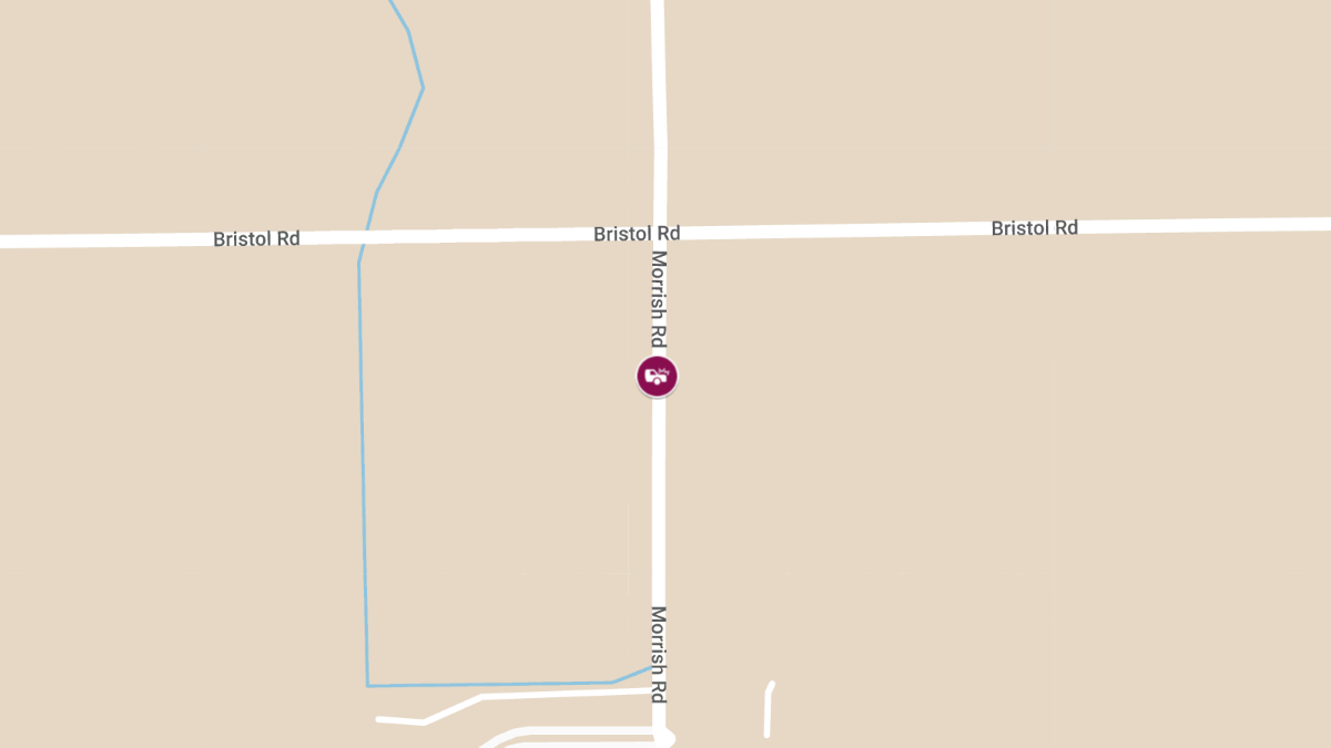 Injury Collision at S Morrish Rd Near Meijer