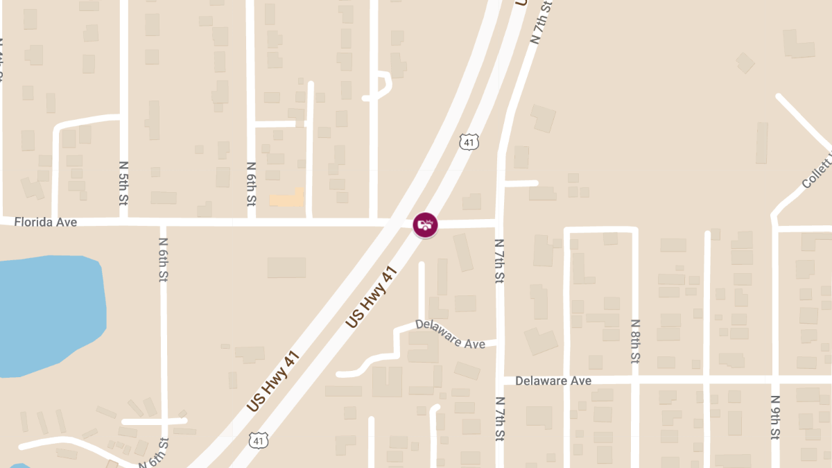 Injury Collision at US 41 & Florida Ave