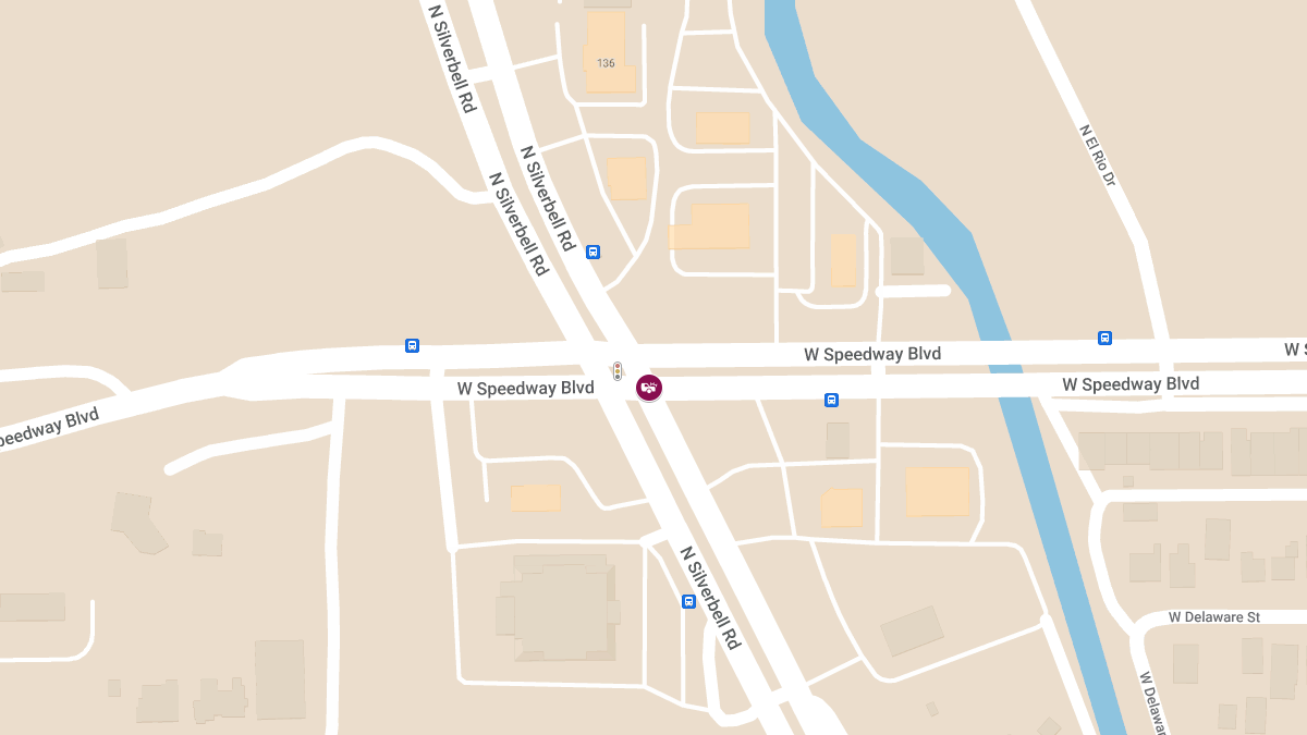 Injury Collision at W Speedway Blvd & N Silverbell Rd