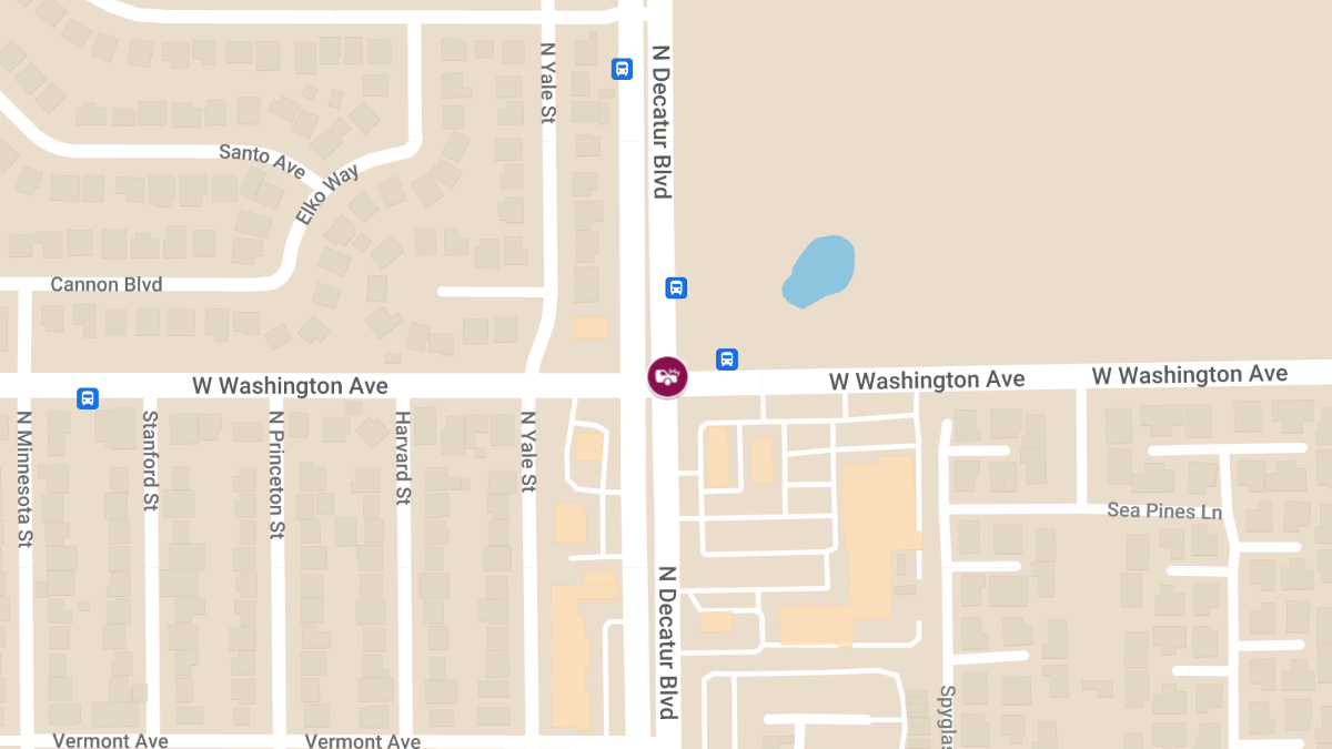 Injury Collision at W Washington Ave and N Decatur Blvd