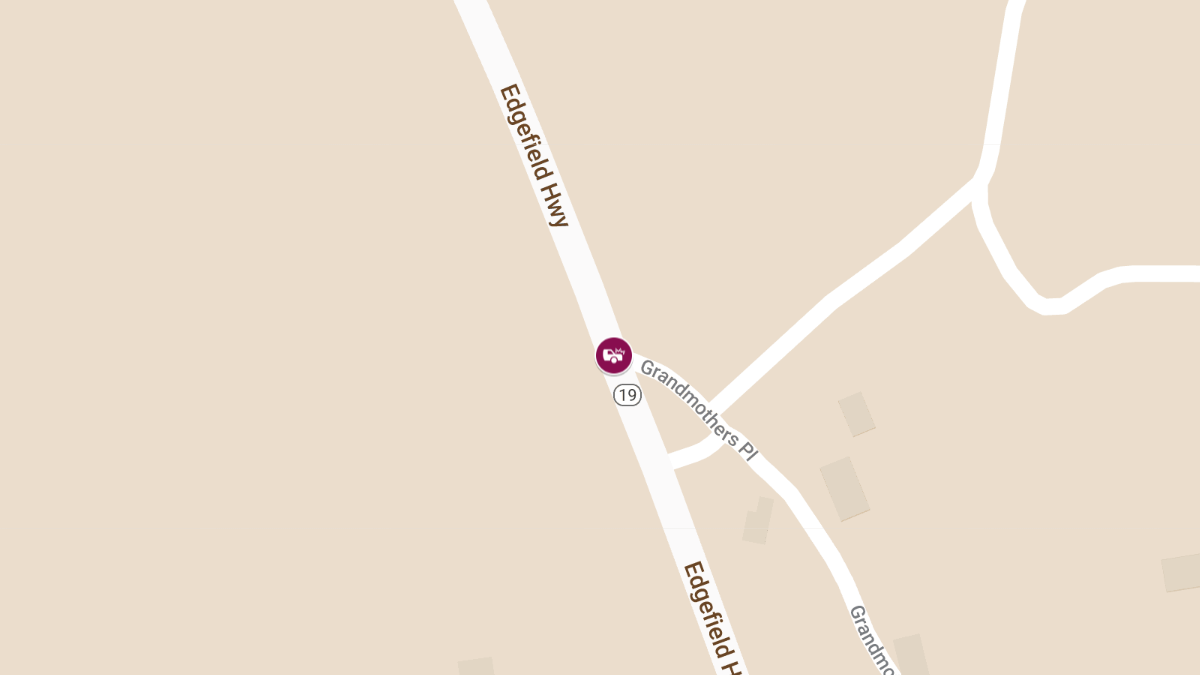 Injury Collision on Edgefield Hwy near Grandmothers Place
