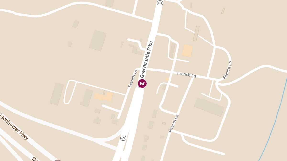 Injury Collision on Greencastle Pike Near I-70 WB Ramp