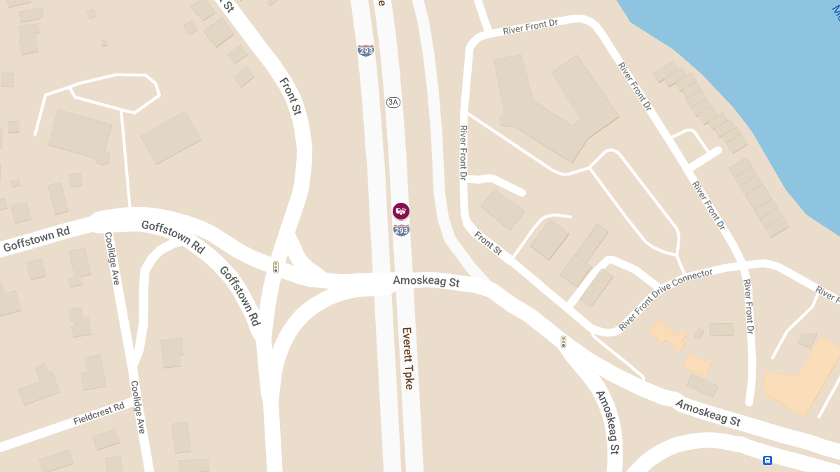 Injury Collision on I-293 North near MM 2.2