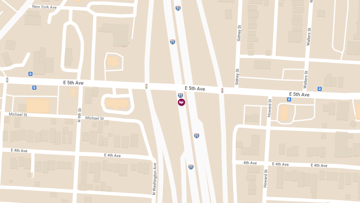 Injury Collision on I-71 at MM 110 in Milo-Grogan