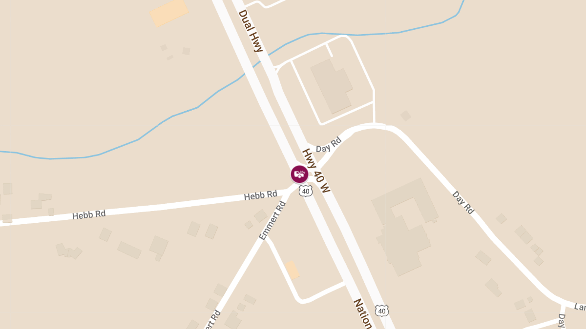 Injury Collision on National Pike near Beaver Creek Rd