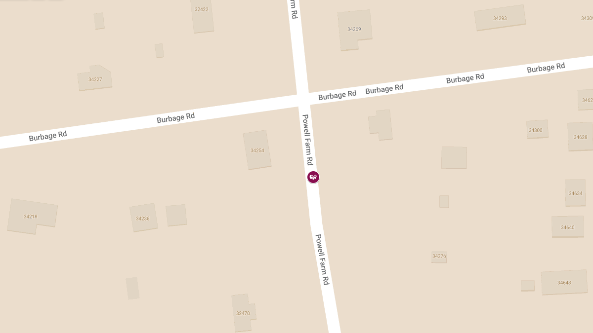 Injury Collision on Powell Farm Rd in Sussex County