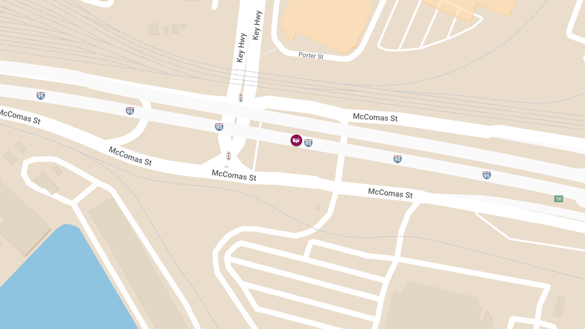 Injury Crash Reported at Mile 58 on I-95 N