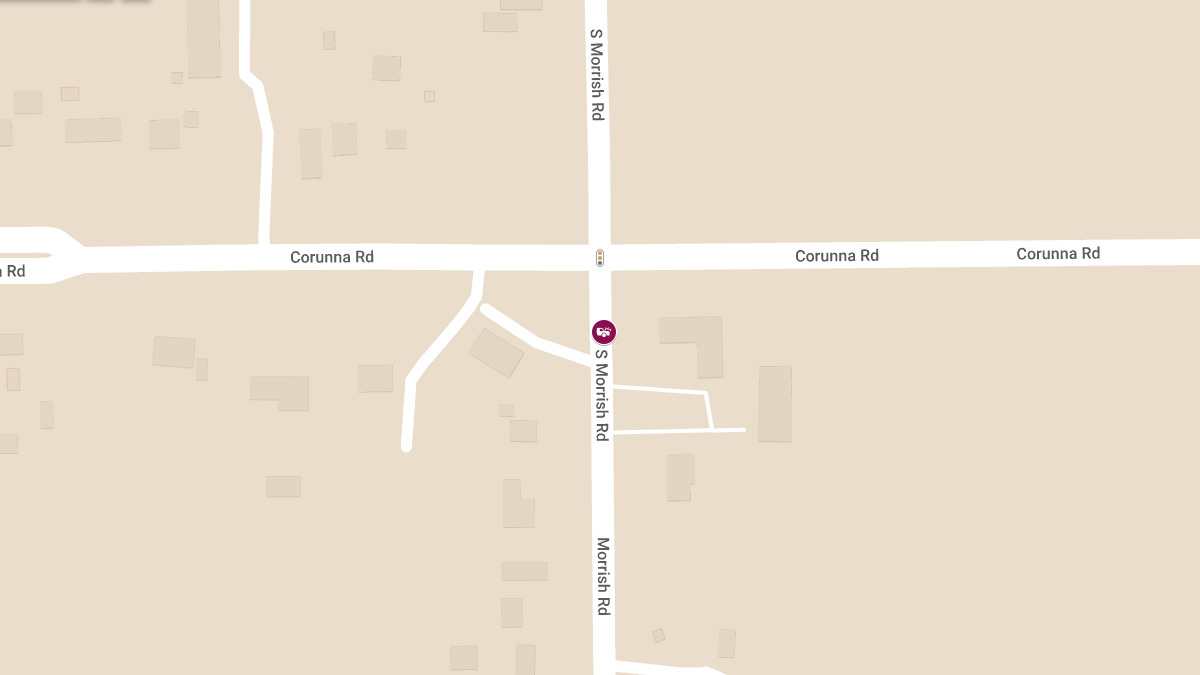Injury Crash Reported on S Morrish Rd