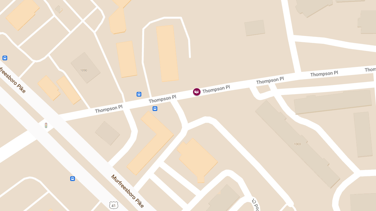 Injury Crash at 1000 Thompson Pl near Union on Thompson Apartments