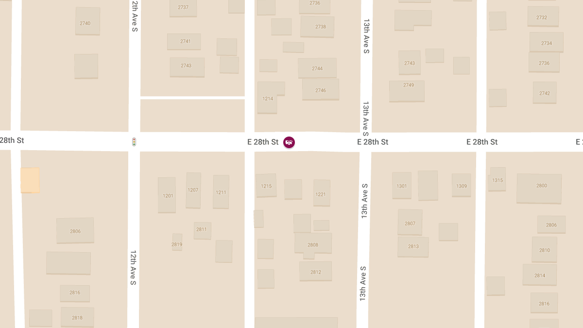 Injury Crash at 2800 13th Ave S