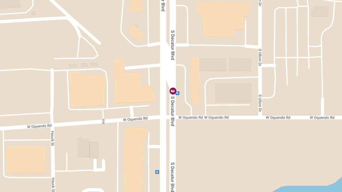 Injury Crash at 5847 S Decatur Blvd