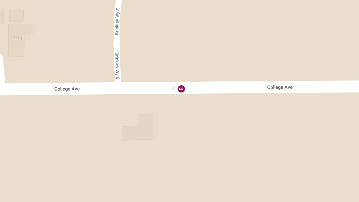 Injury Crash at C.R. 36 East of Brinkley Way West