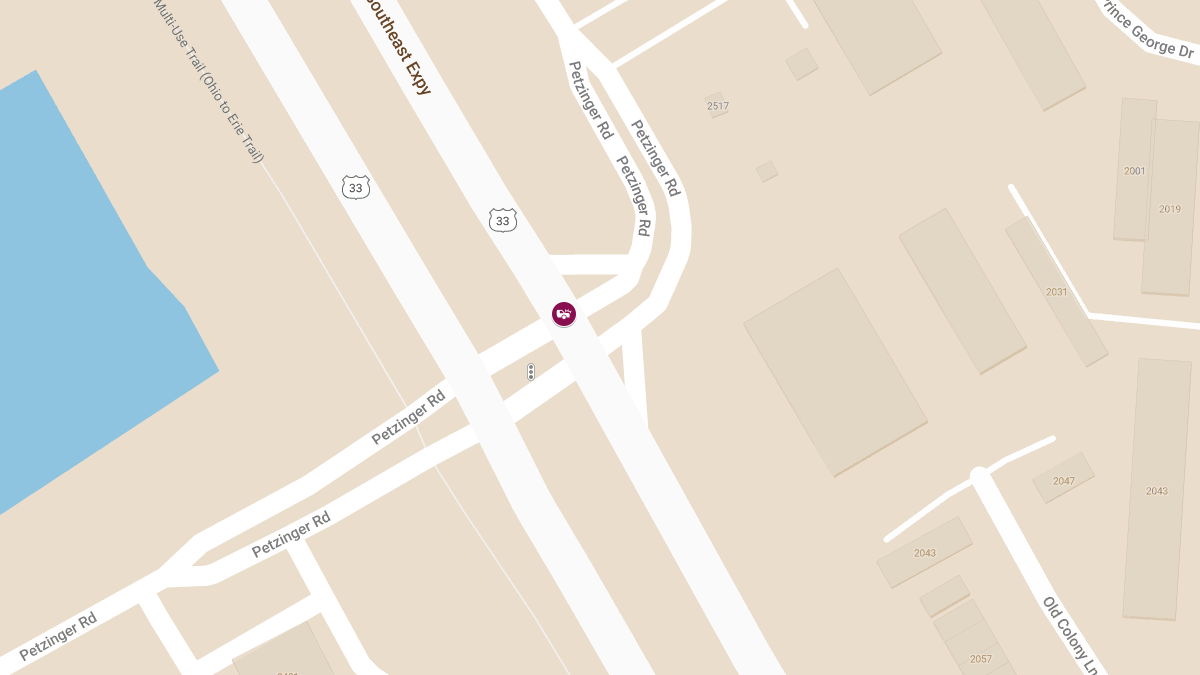 Injury Crash at College Ave & Petzinger Rd in Southeast Columbus