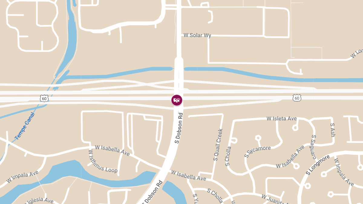 Injury Crash at Dobson Rd & US-60