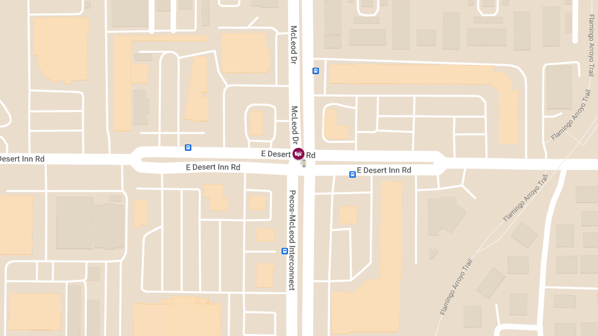 Injury Crash at E Desert Inn Rd & McLeod Dr