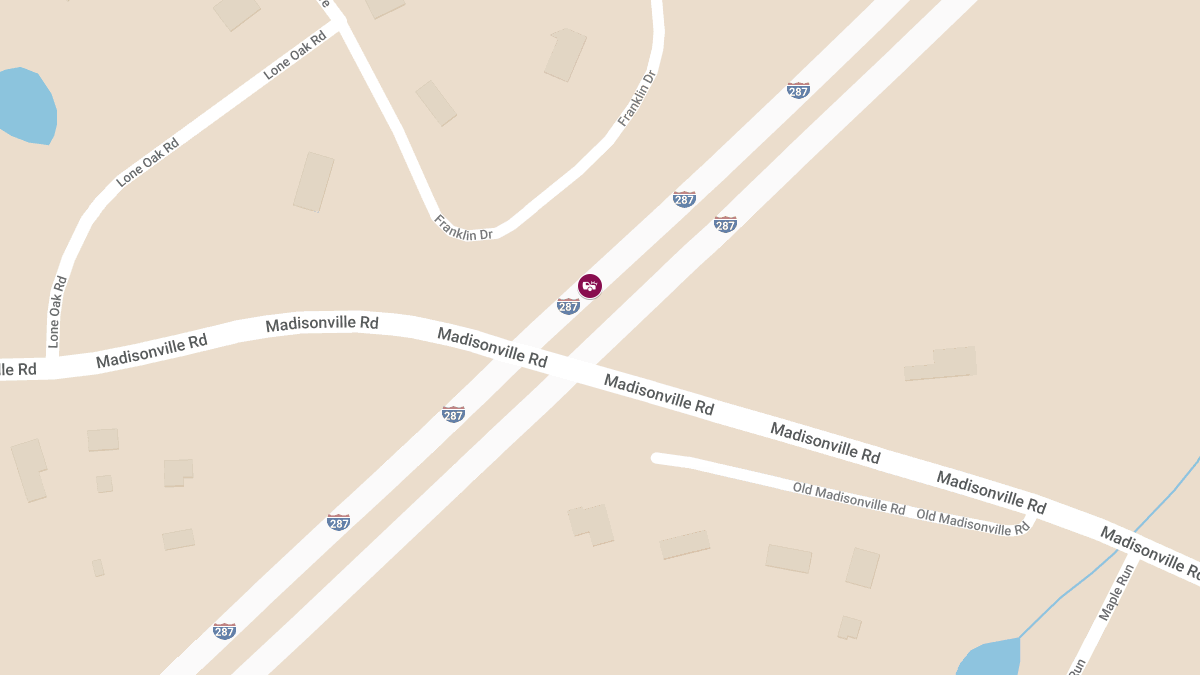 Injury Crash at EB I-287 at Exit 12 Exit Ramp Closed