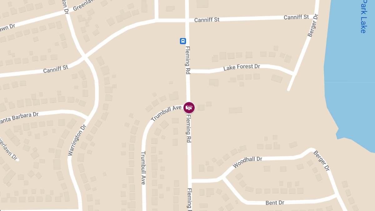 Injury Crash at Fleming Rd & Trumbull Ave